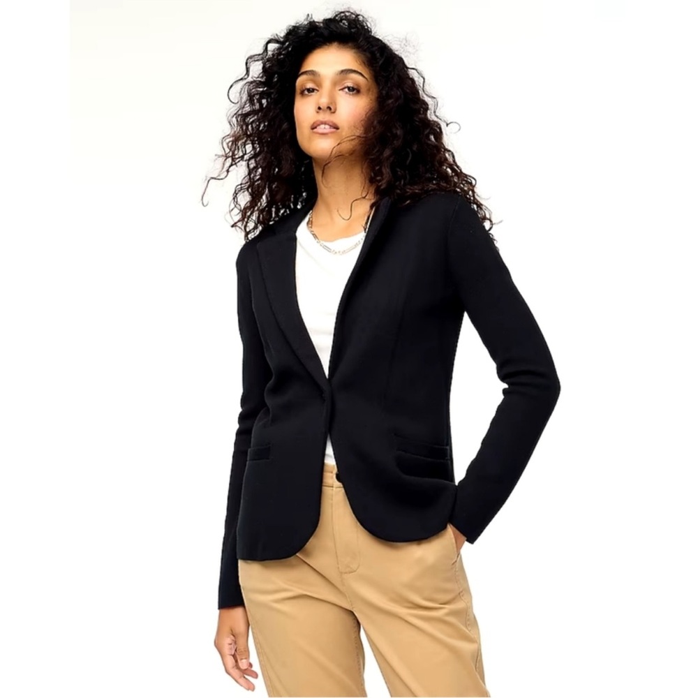 NWT J. Crew Black 100% Cotton School
Boy Blazer Size M